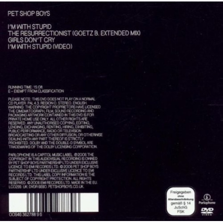 Pet Shop Boys - I'M WITH STUPID (DVD) (Depeche Mode)