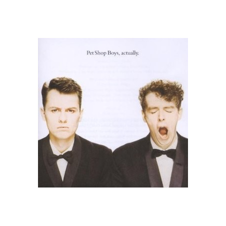 Pet Shop Boys - Actually (CD) (Depeche Mode)