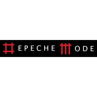 Depeche Mode - Textile Banner (Flag) - Inscription in Sounds of the Universe style