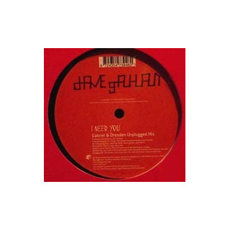 Dave Gahan - I Need You (EU (12'' Vinyl) 12Mute301)