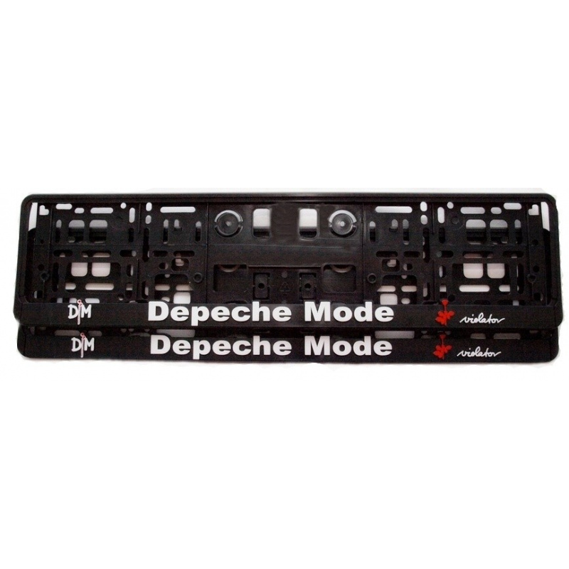 Vehicle registration plate holder "Violator" (Depeche Mode)