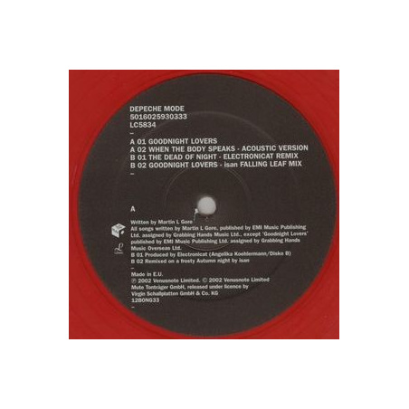 Depeche Mode - Goodnight Lovers  - RED (12'' Vinyl) (Depeche Mode)