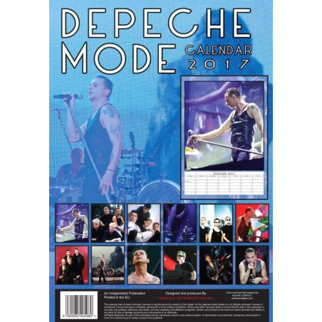 Depeche Mode - Nástěnný Kalendář 2017 (Depeche Mode)