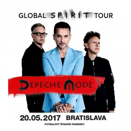Bratislava 20.5.2017 - Vstupenka - stání (Depeche Mode)