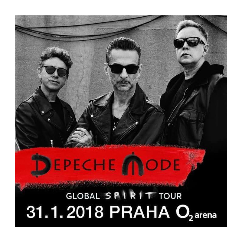 Prague 31.1.2018 - ticket - standing below the stage (Depeche Mode)