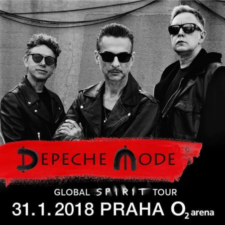 Praha 31.1.2018 - Vstupenka - stání pod podiem (Depeche Mode)
