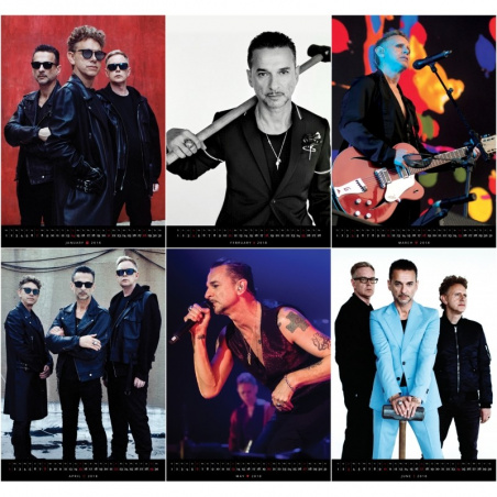 Depeche Mode - Nástěnný Kalendář 2018 (Depeche Mode)