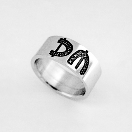 Stainless steel ring "Spirit" (2) (Depeche Mode)