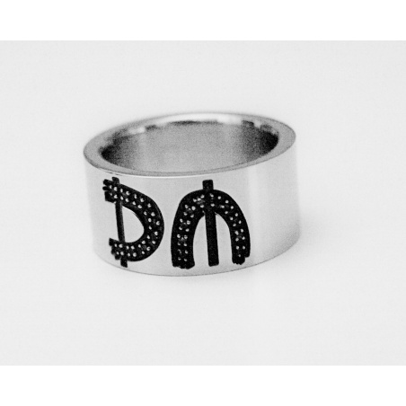 Stainless steel ring "Spirit" (2) (Depeche Mode)