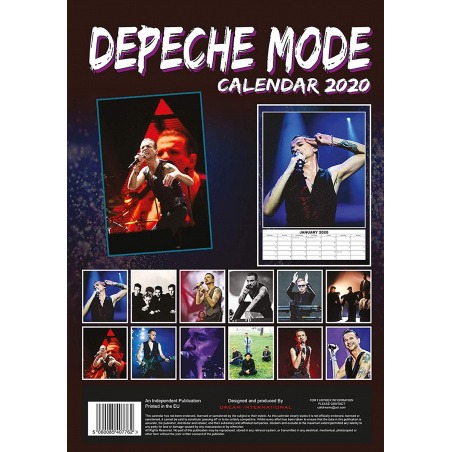 Depeche Mode - Nástěnný Kalendář 2020 (Depeche Mode)