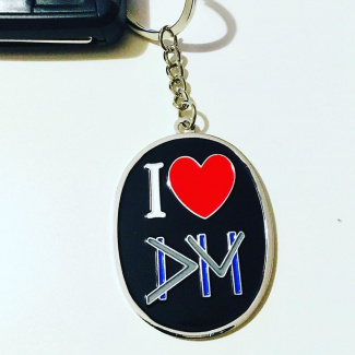 Keychain "I Love DM" (Depeche Mode)