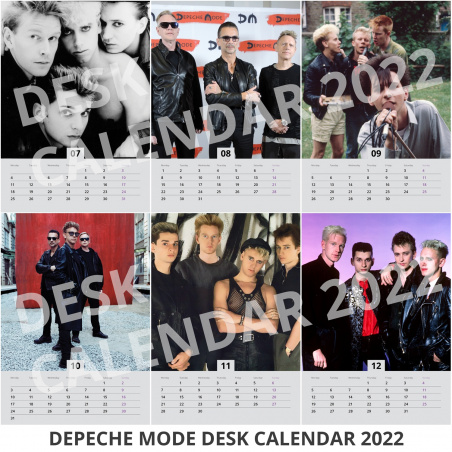 Depeche Mode - Desk Calendar  2022 (Depeche Mode)