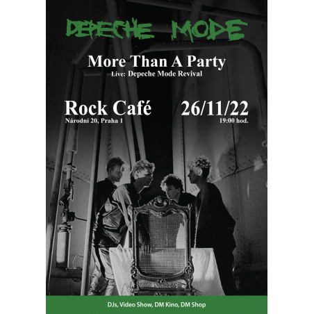Vstupenka - Depeche Mode More Than A Party 26.11.2022 Praha (Depeche Mode)