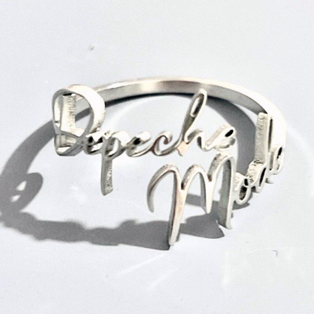 Depeche Mode open steel ring