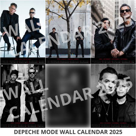 Depeche Mode Wall Calendar 2025