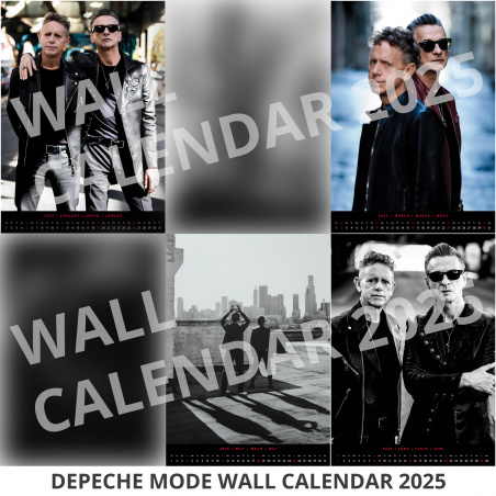 Depeche Mode Wall Calendar 2025